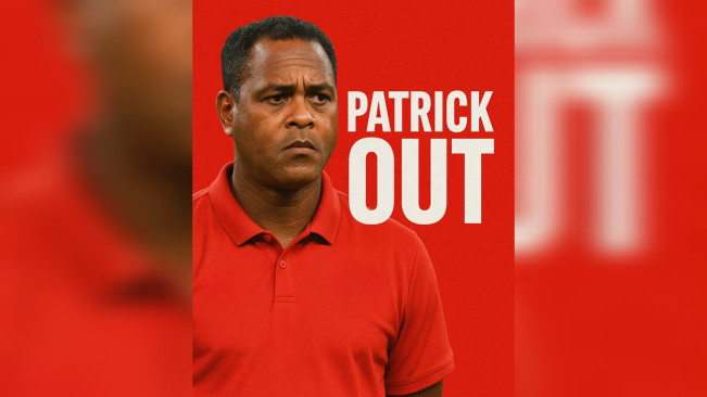 Patrick Kluivert Out. [Instagram]